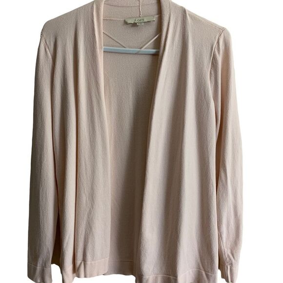 Loft‎ Baby Pink Lightweight Cardigan - Size XS - Picture 2 of 7
